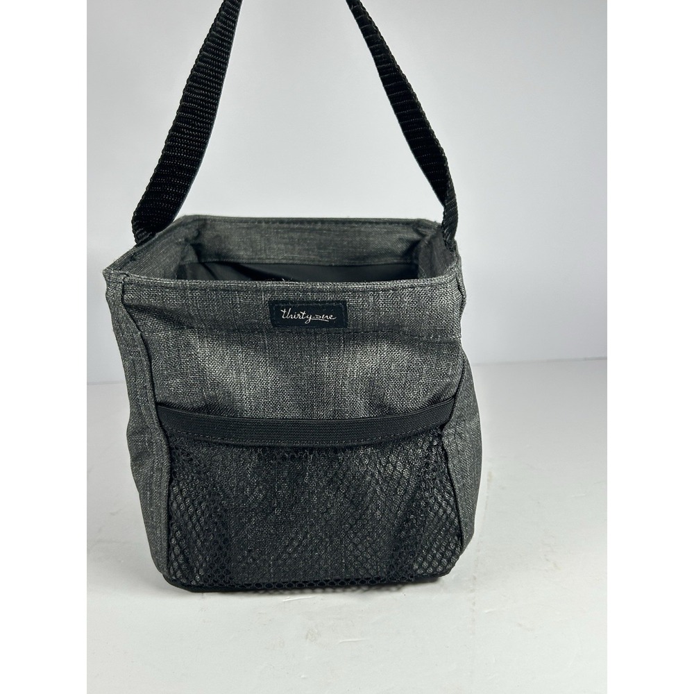 Thirty-One‎ Littles Carry-All Caddy in Charcoal Crosshatch
